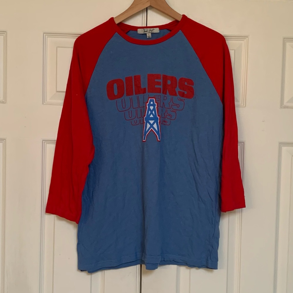 Houston Oilers T-shirt. Classic Logo. Super Soft. Unisex